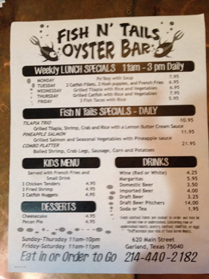 Fish & Tails Oyster Bar enjoys success in downtown Garland - The Garland  Texan Local News