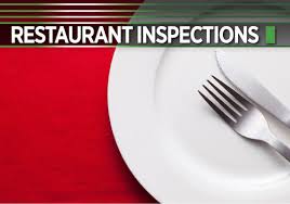 Health Department inspections March 25 – May 10