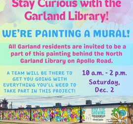 North Garland Library mural project