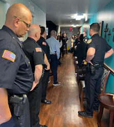 Hope Clinic welcomes police chief, command staff