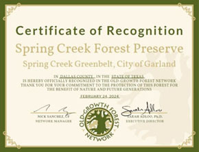 Spring Creek Preserve activities thru April 30