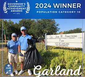 Garland earns Governor’s Community Achievement Award